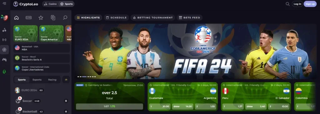 CryptoLeo screenshot